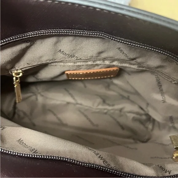 Montana West  3 Pc Bag Set in Maroon - Picture 4 of 9